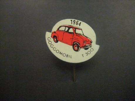 Goggomobil T300 dwergauto 1964 rood